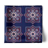 IMPERIAL AJRAK SILK POCKET SQUARE (LUXE COLLECTION)